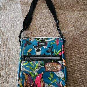 Sakroots Small CrossBody Purse - Peace design
